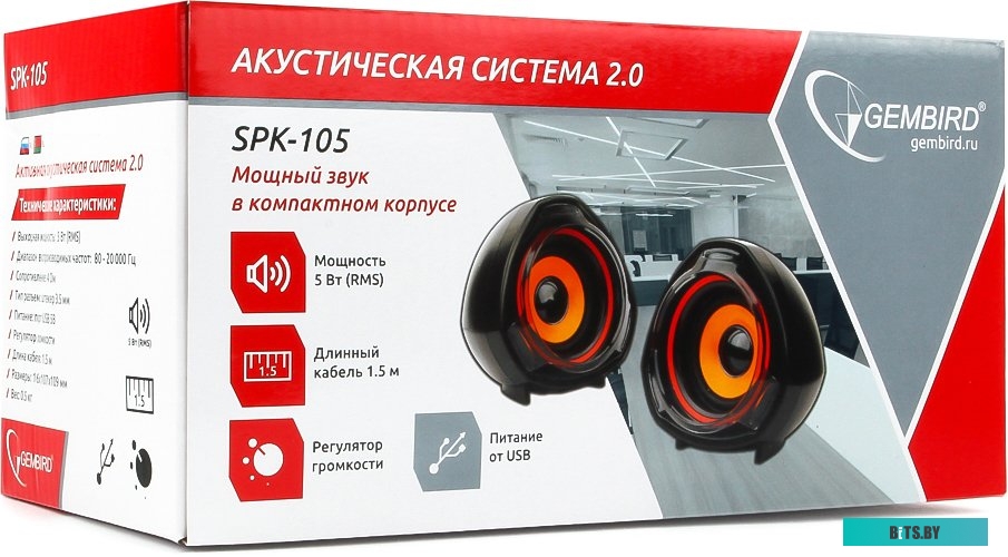 Компьютерные колонки Gembird SPK-105