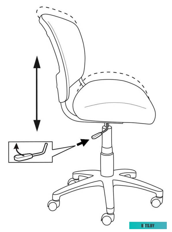 Офисное кресло (Стул) Бюрократ CH-296NX/15-21