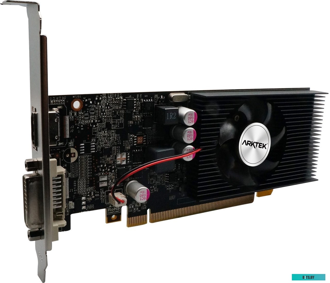 AKN1030D4S4GL1 Видеокарта GT 1030 AKN1030D4S4GL1 ARKTEK 4Gb 64bit Single Fan