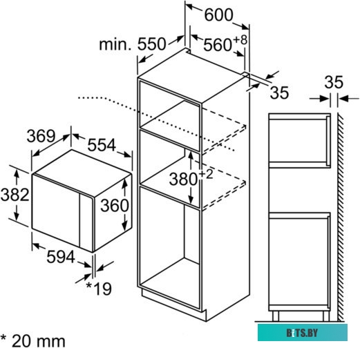 Микроволновая печь Bosch BEL554MS0