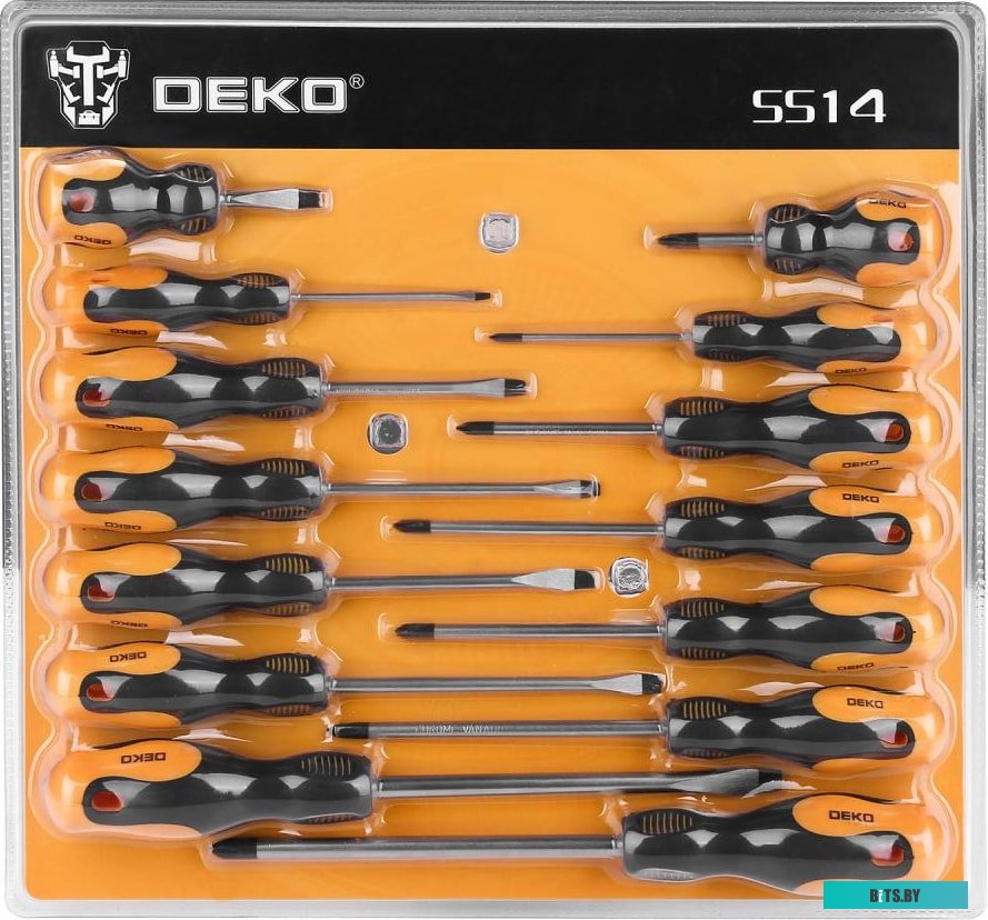 Набор отверток Deko SS14 (14 предметов) <065-0604>