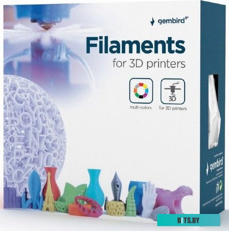 Пластик для 3D-принтера Gembird 3DP-PLA1.75-02-CARBON 3DP-PLA1.75-02-CARBON