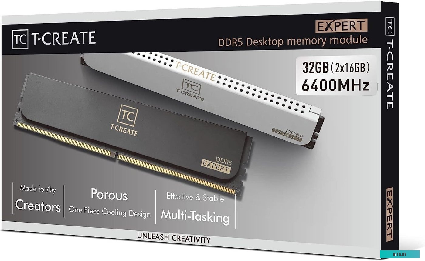 Оперативная память Team T-Create Expert 2x16ГБ DDR5 6400 МГц CTCED532G6400HC32ADC01
