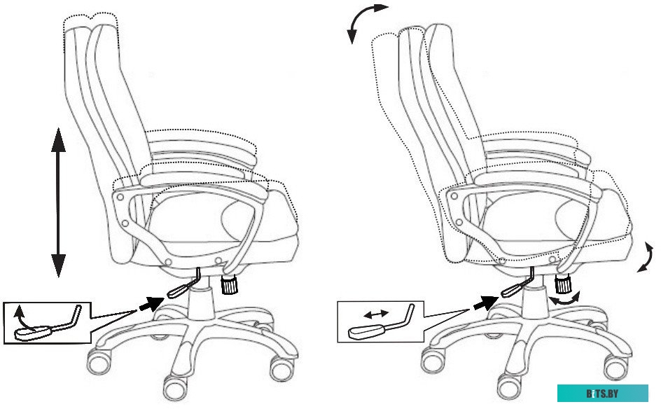 Кресло Бюрократ CH-868N/BROWN (коричневый Boroko-37)