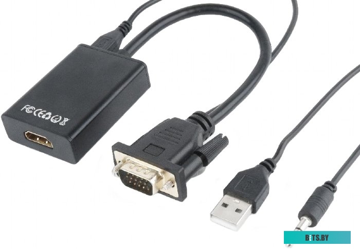 Переходник A-VGA-HDMI-01 Gembird VGA to HDMI +3.5audio