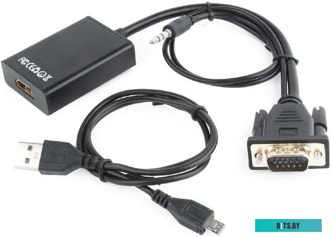 Переходник A-VGA-HDMI-01 Gembird VGA to HDMI +3.5audio
