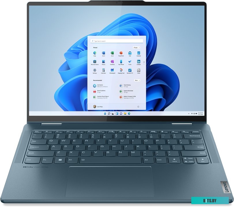 82YL00AWRU Ноутбук Lenovo Yoga 7 14IRL8 Core i5 1340P 16Gb SSD512Gb Intel Iris Xe graphics 14" OLED Touch WUXGA (1920x1200) Windows 11 Home grey WiFi 