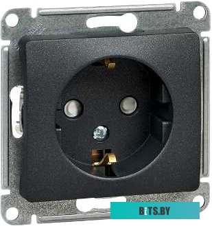 Розетка Schneider Electric Glossa GSL000745 (антрацит)