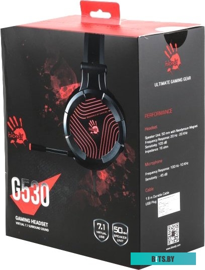 Наушники (Гарнитура) A4Tech Bloody G530