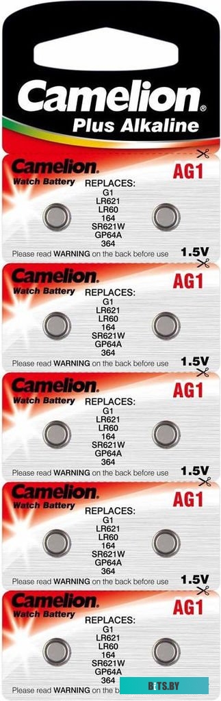 Батарейки Camelion LR60 10 шт. [AG1-BP10]