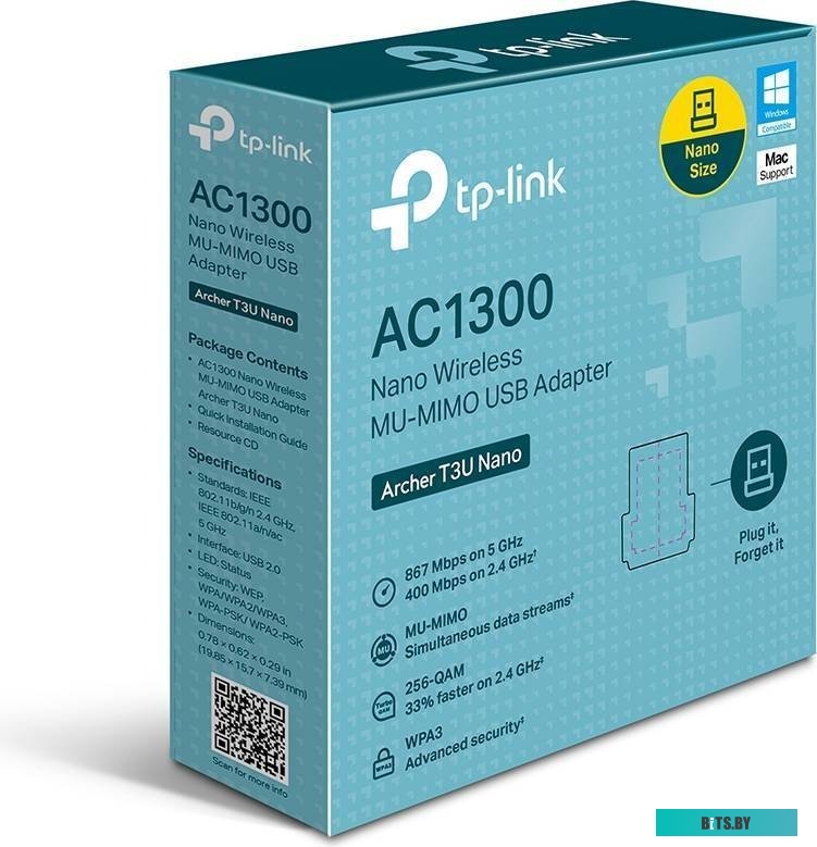 Wi-Fi-адаптер TP-Link Archer T3U Nano 1915774