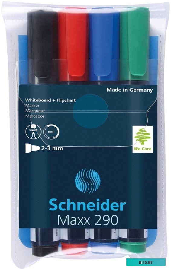 Маркер для доски Schneider Maxx 290 129094 (4 цв)