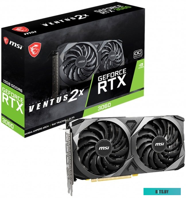 Видеокарта MSI GeForce RTX 3060 Ventus 2X 12G OC