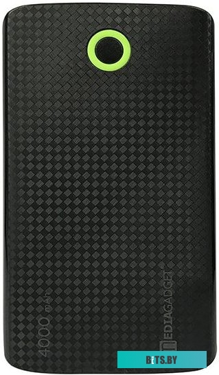 Портативное зарядное устройство MediaGadget XPC-104 MLC 4000mAh (черный)