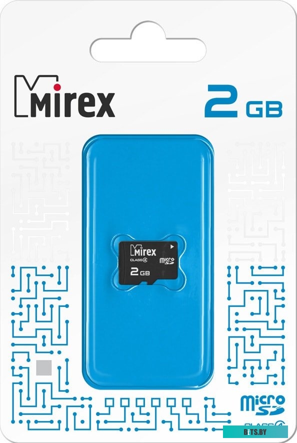 Карта памяти Mirex microSD (Class 4) 2GB (13612-MCROSD02)