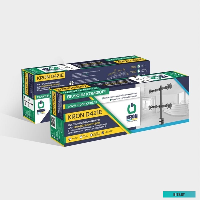 Кронштейн для телевизора Onkron D421E (черный)