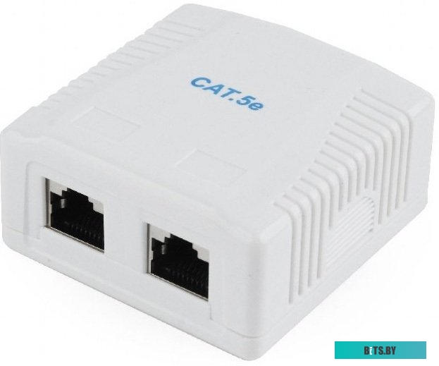 Розетка Cablexpert NCAC-2F5E-01