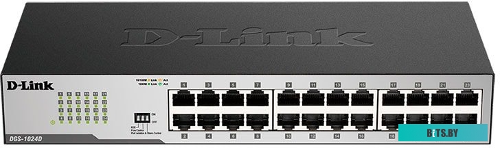 Неуправляемый коммутатор D-Link DGS-1024D/I2A