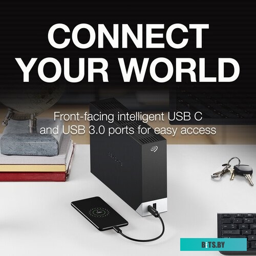 Внешний жесткий диск Seagate One Touch Desktop Hub STLC10000400 10TB