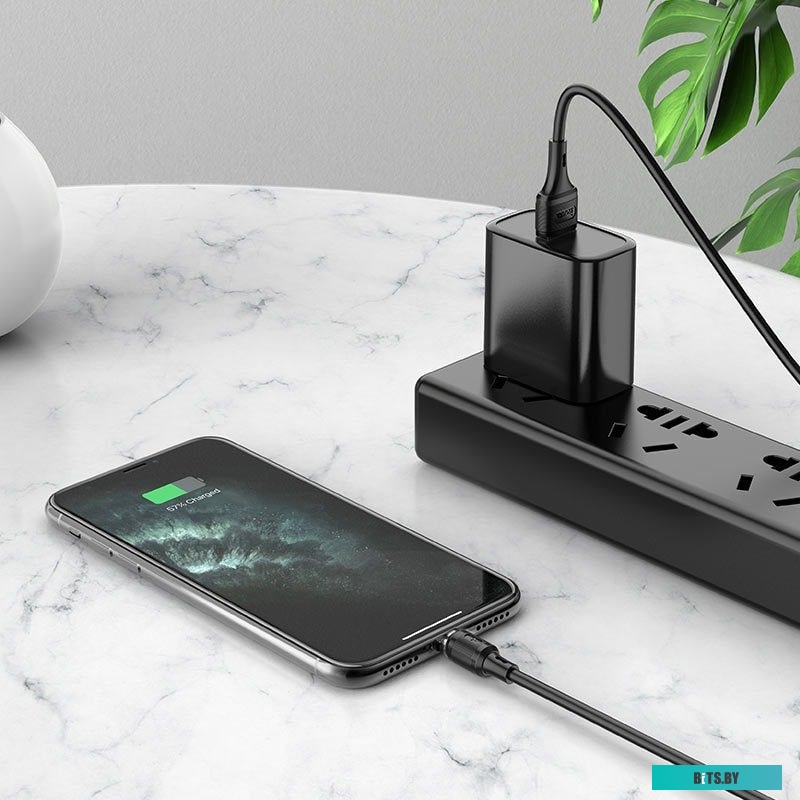 Кабель Hoco X52 Sereno USB to Lightning 1 м (черный)