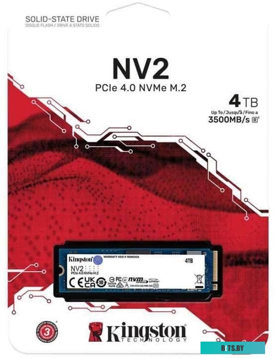 SSD Kingston NV2 SNV2S/4000G