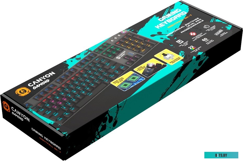 Клавиатура Canyon Nightfall <CND-SKB7-RU>