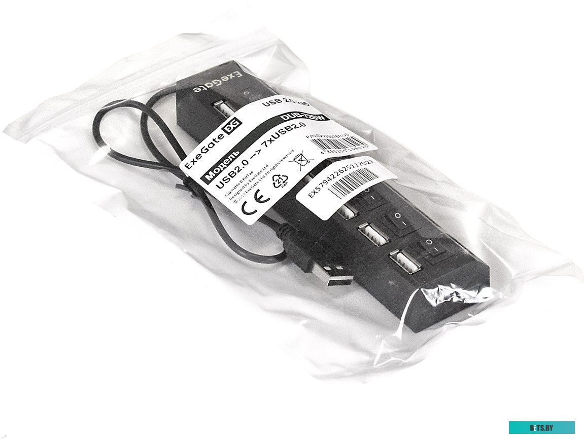 USB-Хаб ExeGate DUB-72SW EX293978RUS