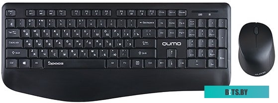 Комплект (клавиатура + мышь) QUMO Space (черный) <30704>