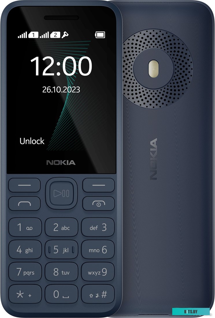 Кнопочный телефон Nokia 130 (2023) Dual SIM TA-1576 (темно-синий)