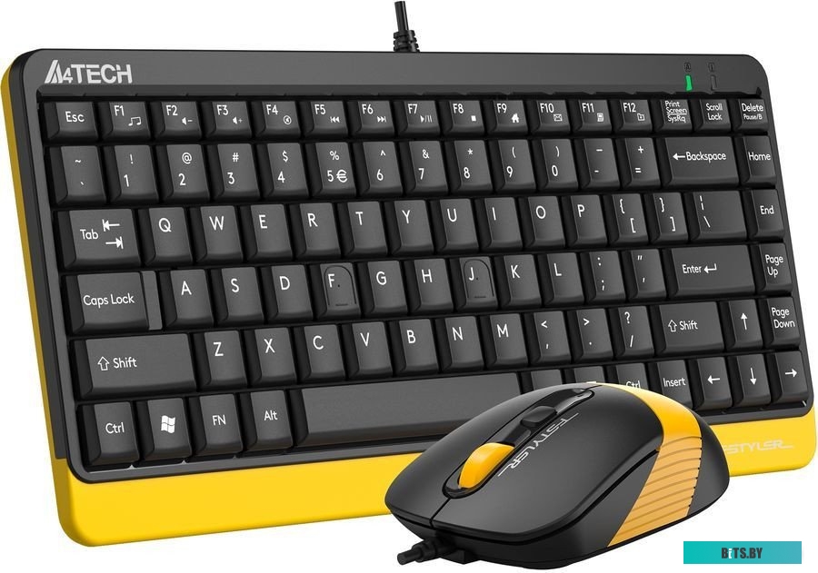 Клавиатура + мышь A4Tech Fstyler F1110 (F1110 BUMBLEBEE)