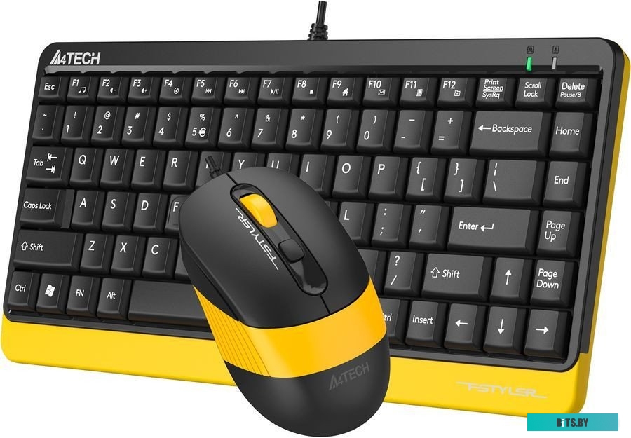 Клавиатура + мышь A4Tech Fstyler F1110 (F1110 BUMBLEBEE)