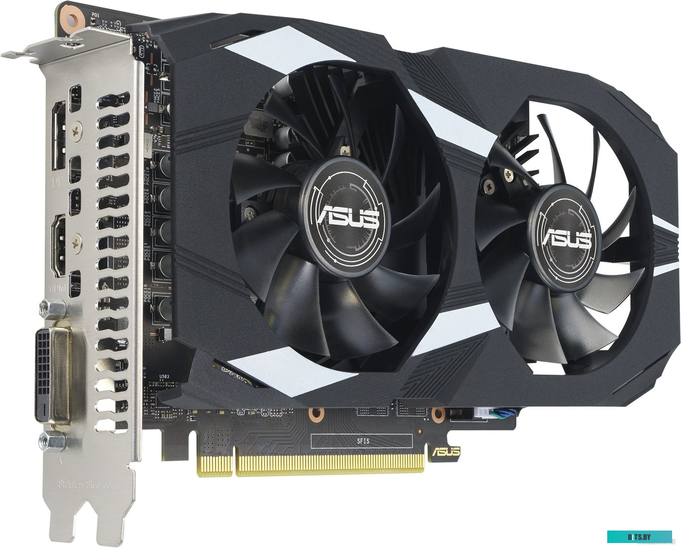 Видеокарта ASUS Dual GeForce GTX 1650 OC Edition 4GB GDDR6 EVO DUAL-GTX1650-O4GD6-P-EVO