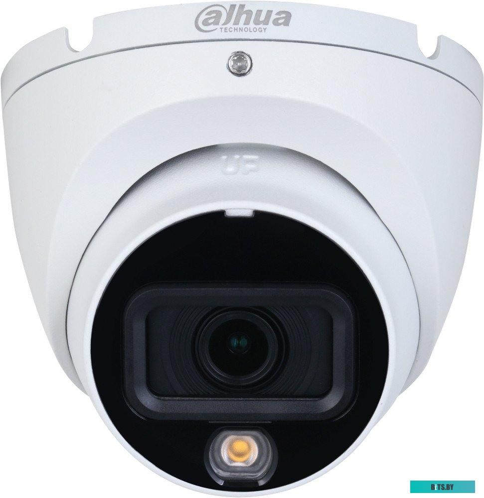 Камера видеонаблюдения аналоговая Dahua DH-HAC-HDW1200TLMP-IL-A-0280B-S6 2.8-2.8мм HD-CVI HD-TVI цв. корп.:белый (DH-HAC-HDW1200TLMP-IL-A-0280B)
