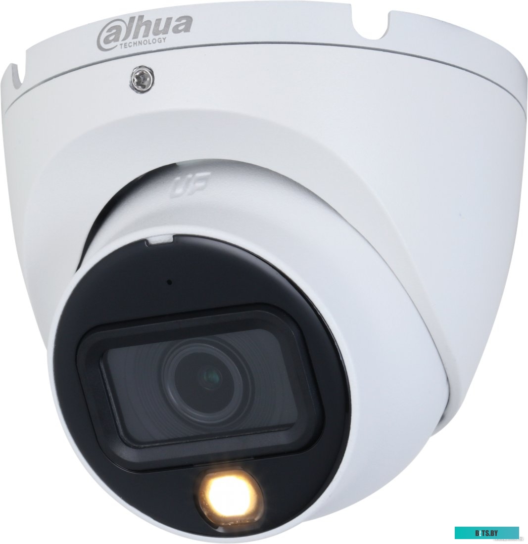 Камера видеонаблюдения аналоговая Dahua DH-HAC-HDW1200TLMP-IL-A-0280B-S6 2.8-2.8мм HD-CVI HD-TVI цв. корп.:белый (DH-HAC-HDW1200TLMP-IL-A-0280B)
