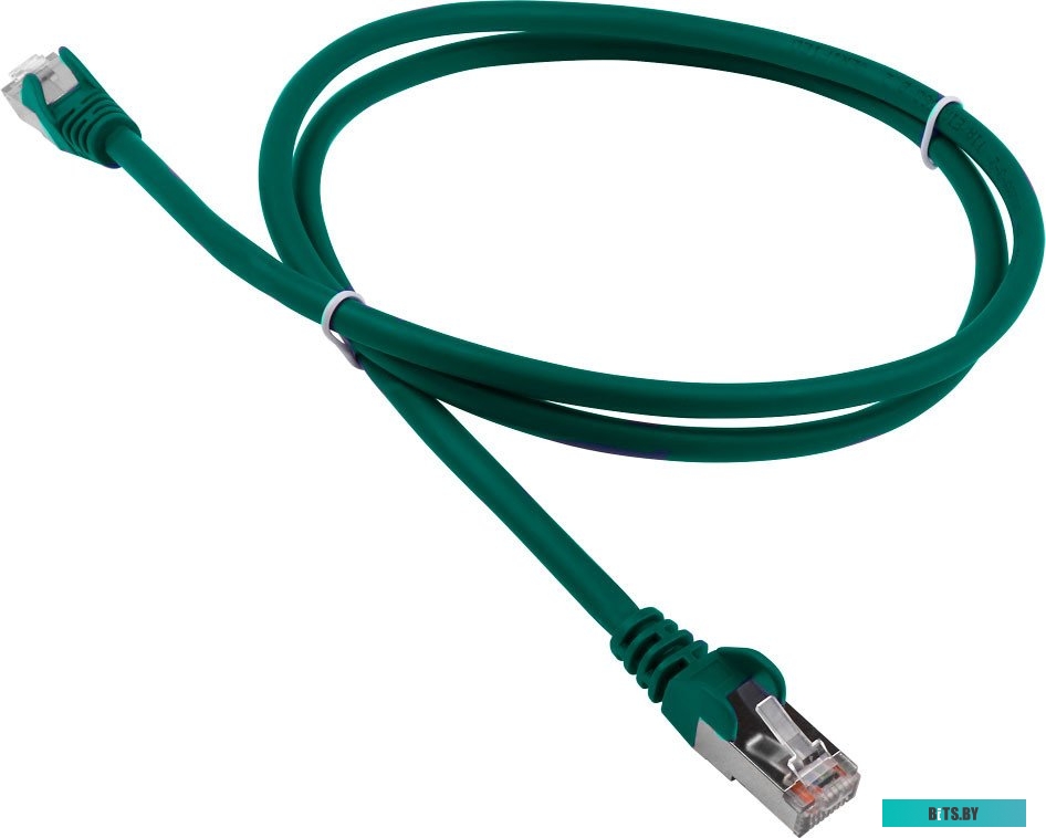 Патч-корд LANMASTER LSZH FTP кат.5e, 5.0 м, зеленый LAN-PC45/S5E-5.0-GN