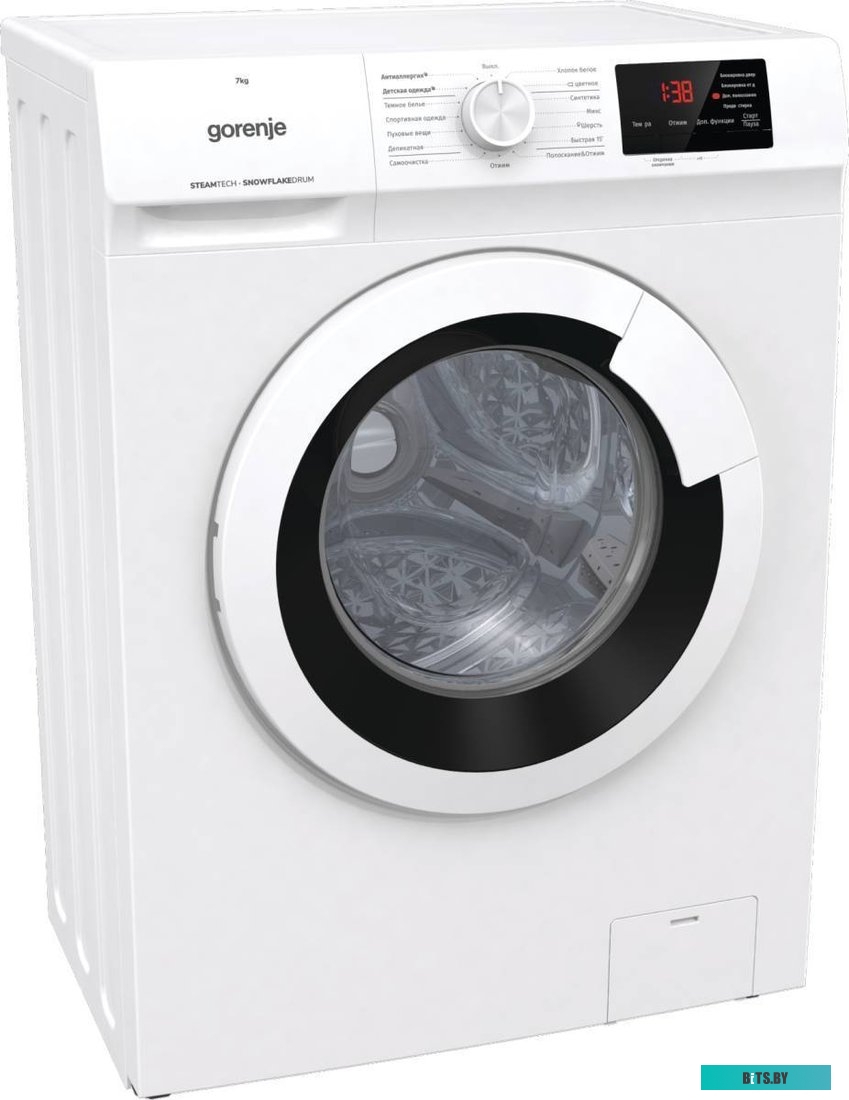 WHE72SFS Стиральная машина Gorenje WHE72SFS класс: A-30% загр.фронтальная макс.:7кг белый