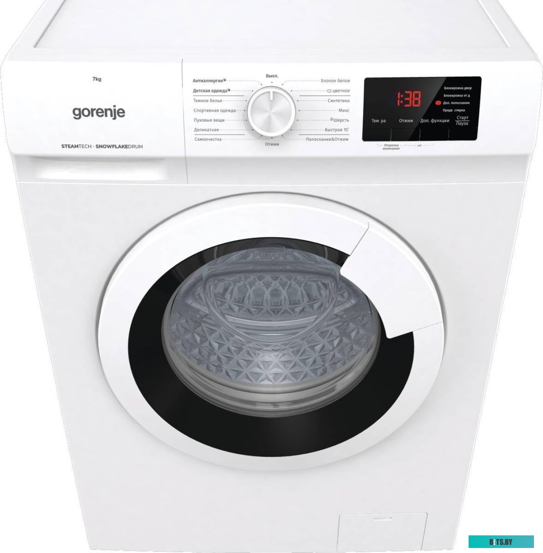 WHE72SFS Стиральная машина Gorenje WHE72SFS класс: A-30% загр.фронтальная макс.:7кг белый