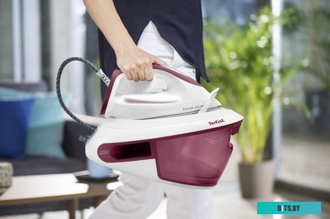 SV8012E0 Парогенератор Tefal Pro Express Anticalc SV8012E0 2800Вт белый/фиолетовый