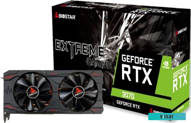 Видеокарта Biostar GeForce RTX 3070 8GB GDDR6 VN3716RM82
