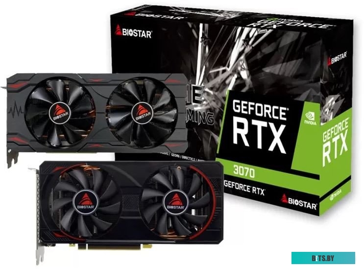 Видеокарта Biostar GeForce RTX 3070 8GB GDDR6 VN3716RM82