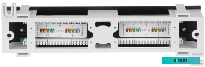 Патч-панель Hyperline PPW-12-8P8C-C5E 12xRJ45 кат.5e UTP