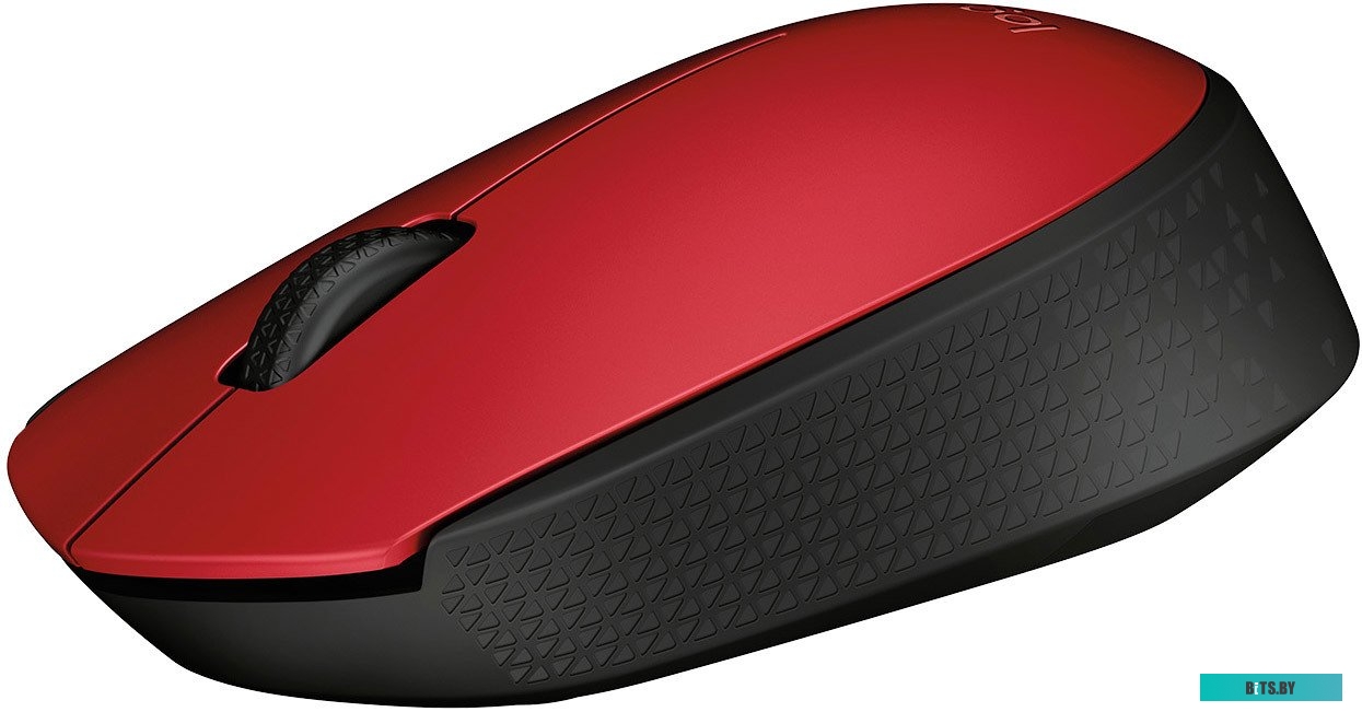 Мышь Logitech M171 (черный/красный)