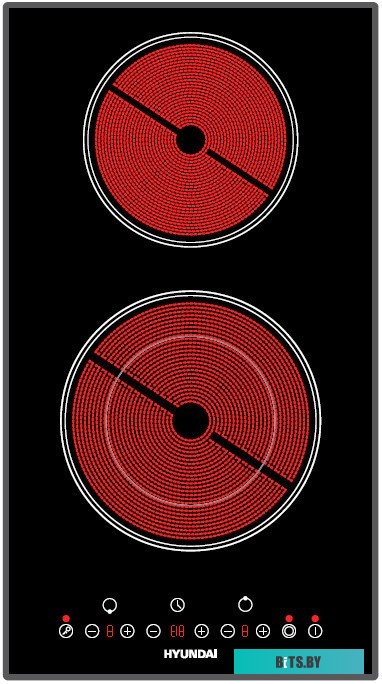 HHE 3285 BG Варочная поверхность Hyundai HHE 3285 BG черный