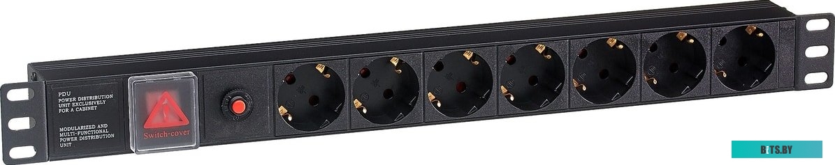 Блок розеток ExeGate ServerPro PDU-19H702 Al-7S-C14-SW-O <EX280837RUS>