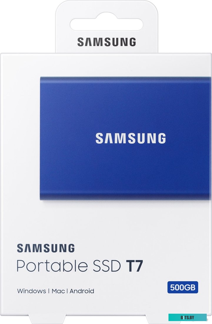 Внешний жесткий диск Samsung T7 500GB (синий) <MU-PC500H/WW>
