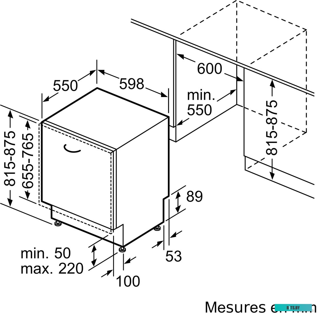 SMH4HCX48E Посудомоечная машина встраив. Bosch SMH4HCX48E полноразмерная