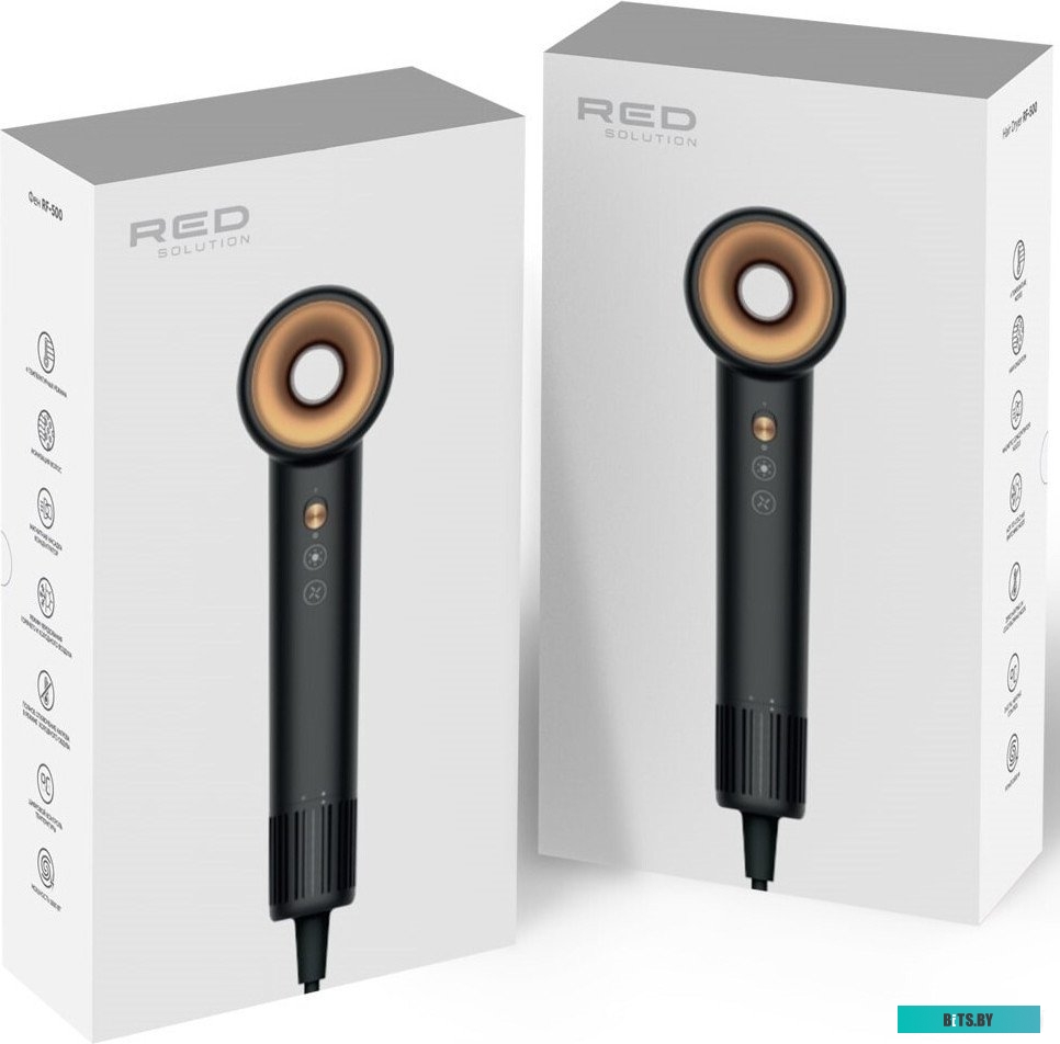 RF-500 Фен Red Solution RF-500 1600Вт черный/золотистый