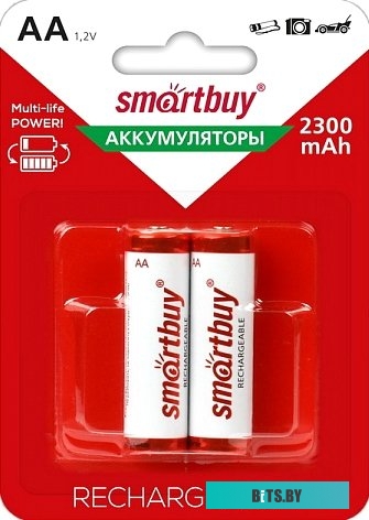 Аккумуляторы SmartBuy AA 2300mAh 2 шт. SBBR-2A02BL2300