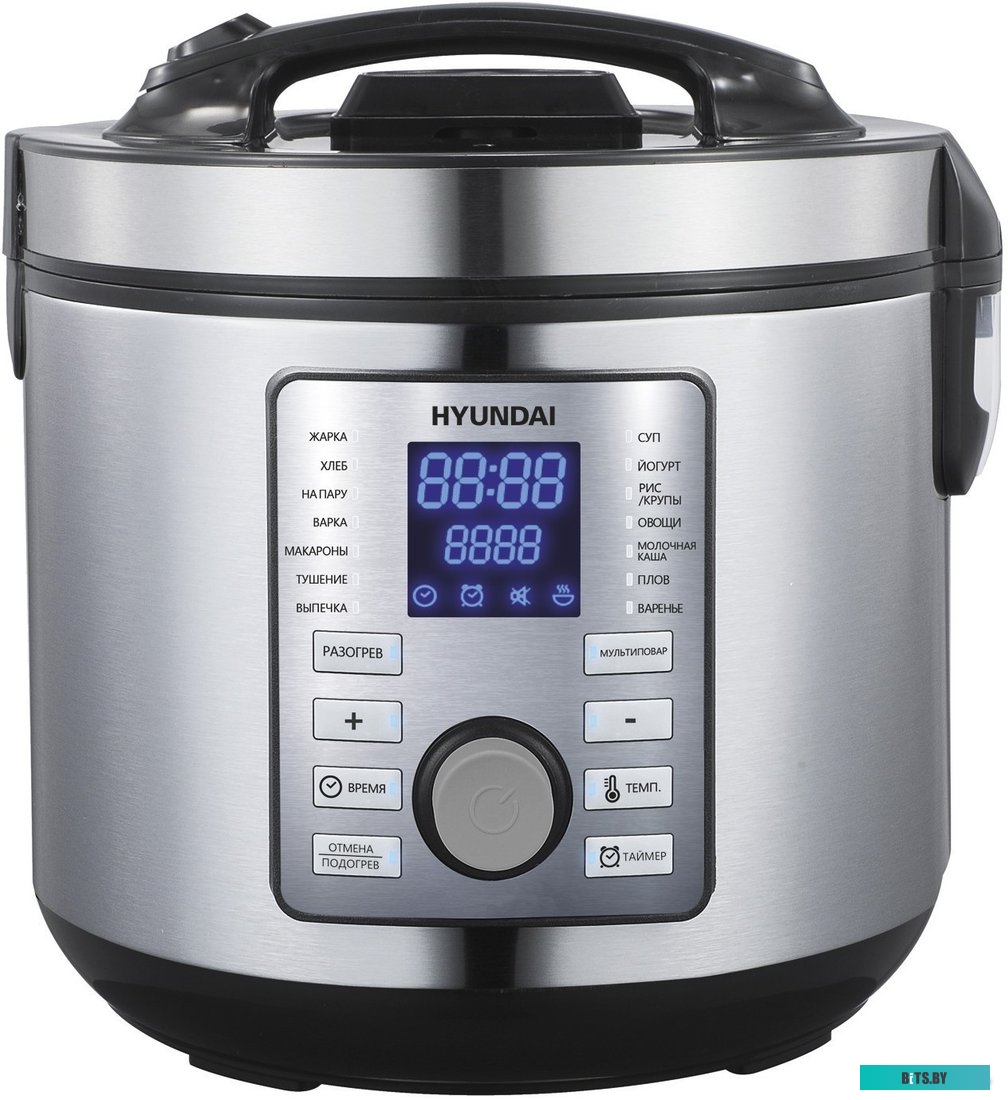 HYMC-1617 Мультиварка Hyundai HYMC-1617 5л 900Вт серебристый/черный