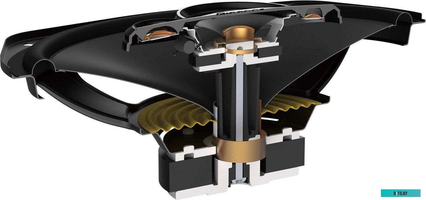 TS-A6968S Колонки автомобильные Pioneer TS-A6968S 450Вт 92дБ 4Ом 15x23см (6x9дюйм) (ком.:2кол.) коаксиальные четырехполосные